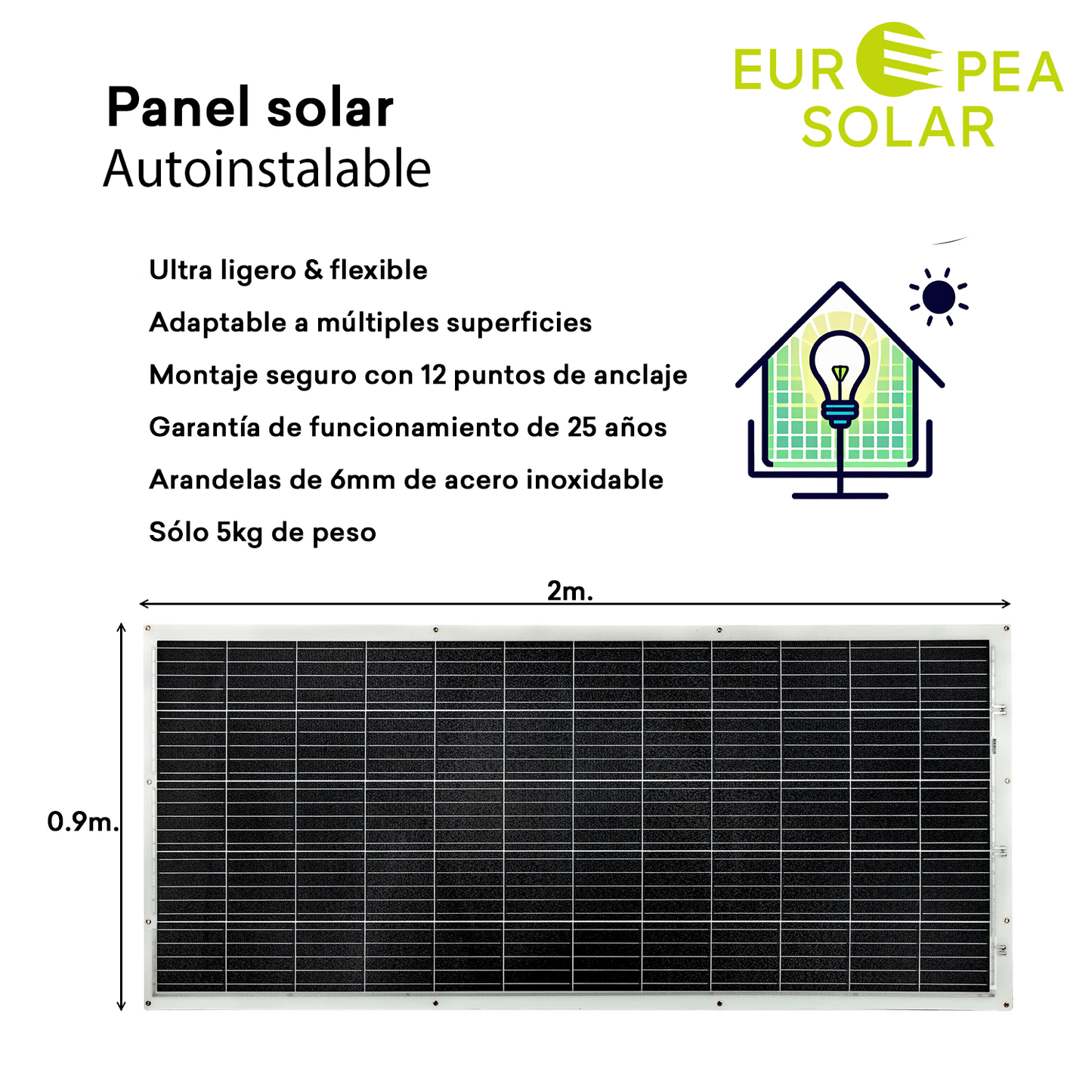 Kit EuropeaSolar 800W (2 paneles)